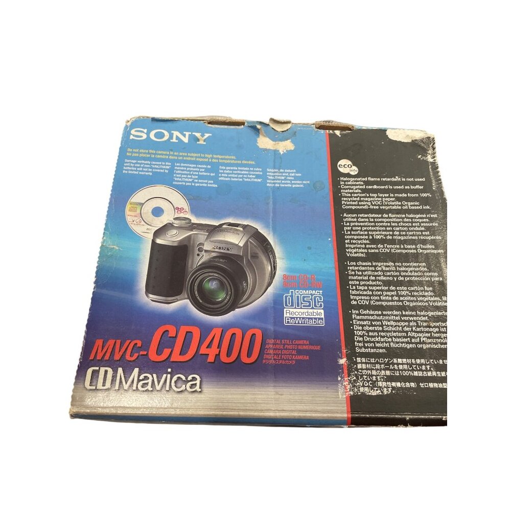 Sony MVC-CD400 CD Mavica Camera With USB Interface SKU 8949 - Picture 3 of 16